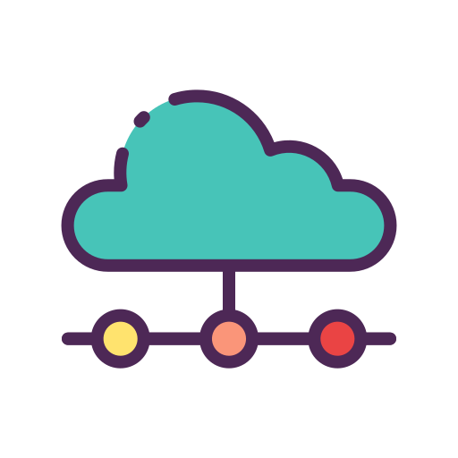 cloud computing Good Ware Lineal Color icon