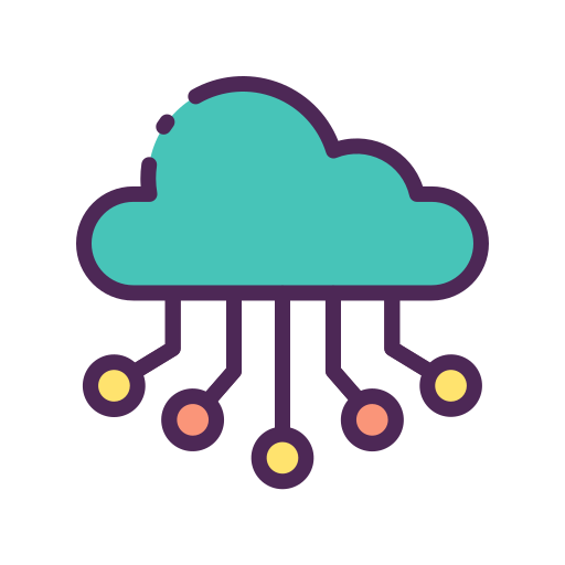 cloud computing Good Ware Lineal Color icon