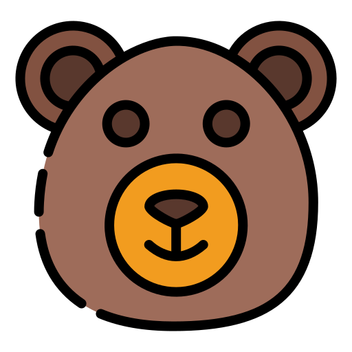 Bear Good Ware Lineal Color icon
