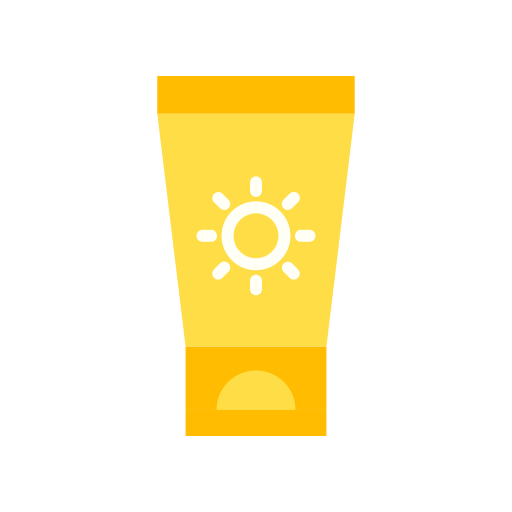 Sunscreen Good Ware Flat icon
