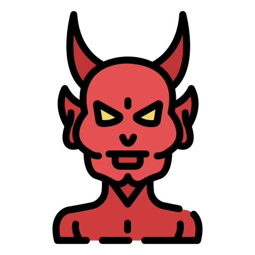 Дьявол Good Ware Lineal Color иконка
