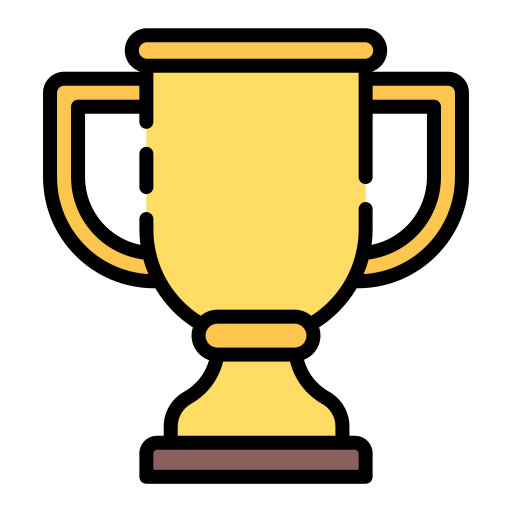 Trophy Good Ware Lineal Color icon