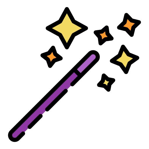 Magic wand Good Ware Lineal Color icon