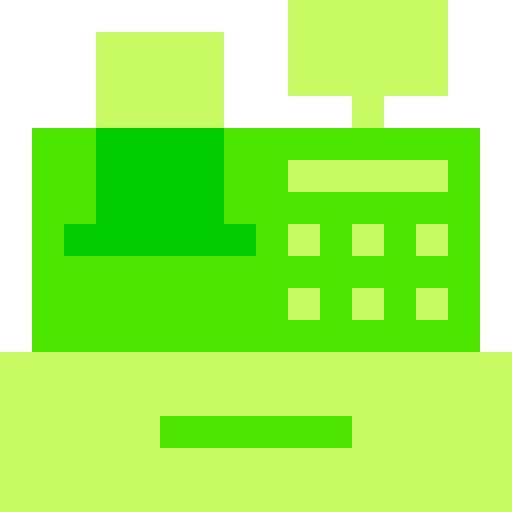 Cash register Basic Sheer Flat icon