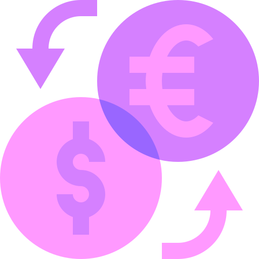 Currency exchange Basic Sheer Flat icon