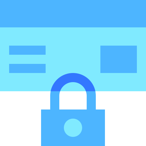 Credit card Basic Sheer Flat icon