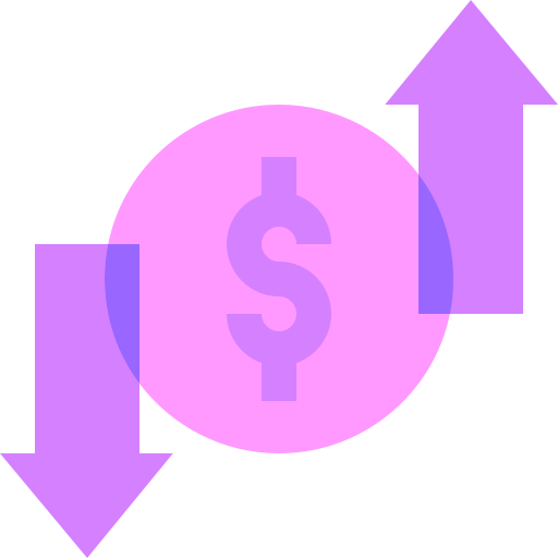 Cash flow Basic Sheer Flat icon