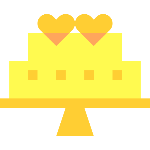 pastel de bodas Basic Sheer Flat icono
