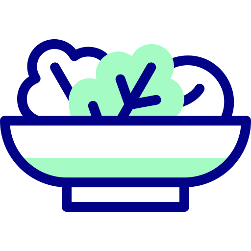 Salad Detailed Mixed Lineal color icon