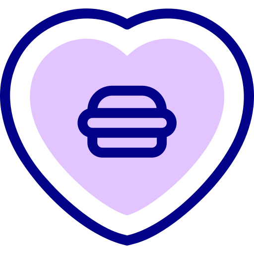Hamburger Detailed Mixed Lineal color icon