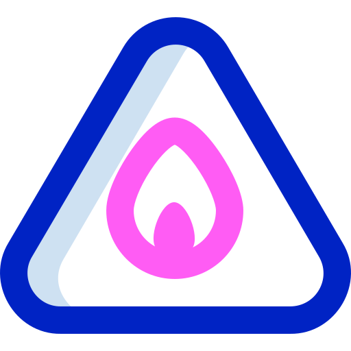 znak łatwopalny Super Basic Orbit Color ikona