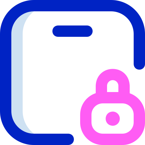 Lock Super Basic Orbit Color icon