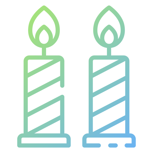 Candles Good Ware Gradient icon