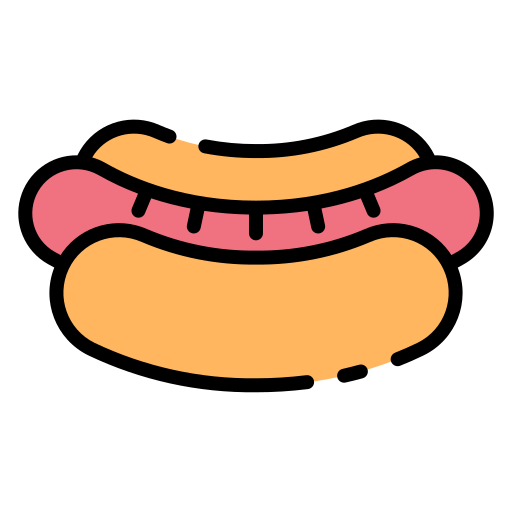 hotdog Good Ware Lineal Color icoon