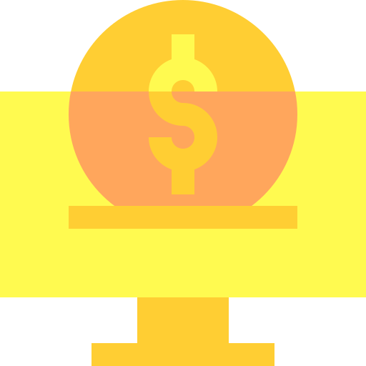 Digital money Basic Sheer Flat icon