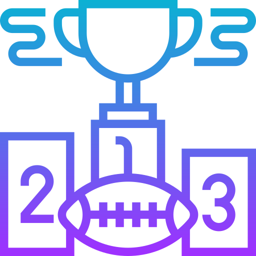 Championship trophy Meticulous Gradient icon