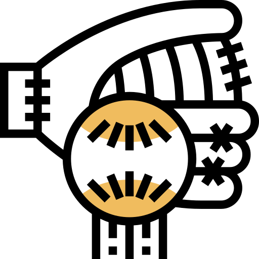 guante de béisbol Meticulous Yellow shadow icono