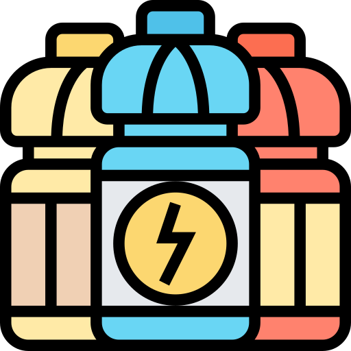 Energy drink Meticulous Lineal Color icon