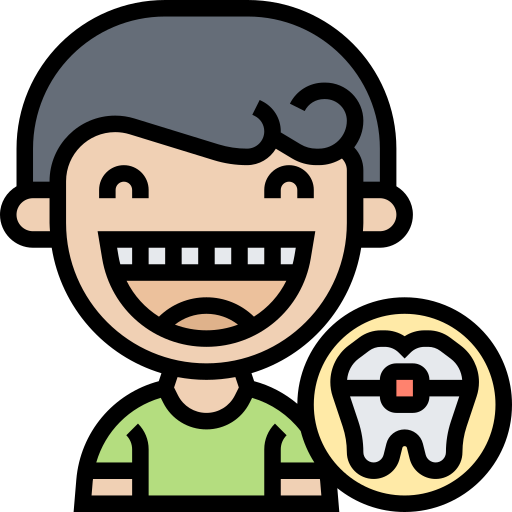Braces Meticulous Lineal Color icon