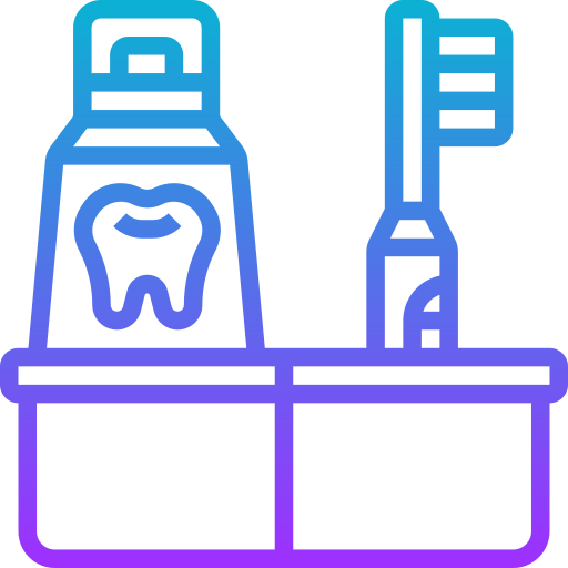 Toothbrush Meticulous Gradient icon
