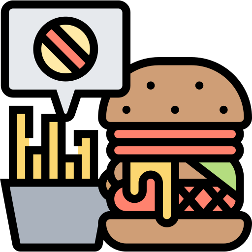 junk food Meticulous Lineal Color icon