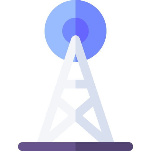 antena Basic Rounded Flat icono