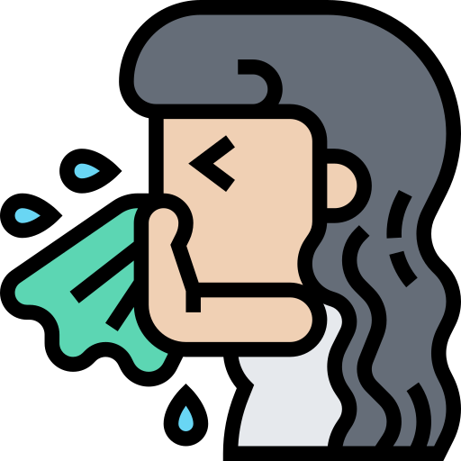 Sneeze Meticulous Lineal Color icon