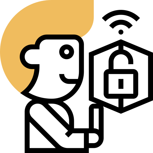 Частная сеть Meticulous Yellow shadow иконка