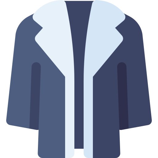 abrigo Basic Rounded Flat icono