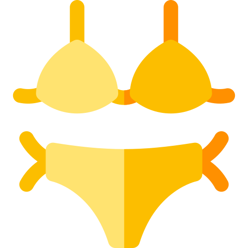 traje de baño Basic Rounded Flat icono