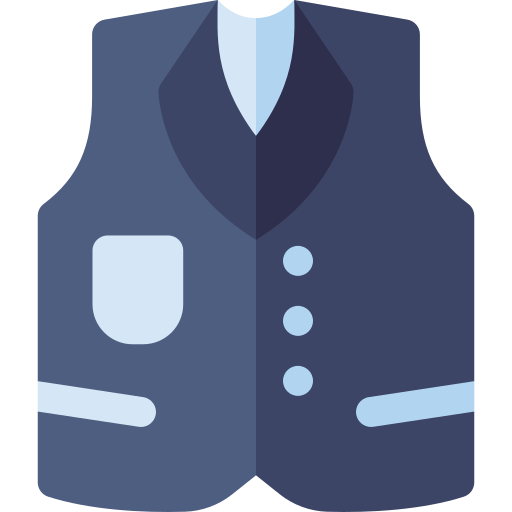 Waistcoat Basic Rounded Flat icon