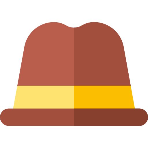 Шляпа Basic Rounded Flat иконка