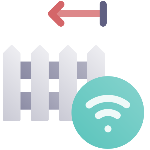 Electric fence Fatima Flat icon