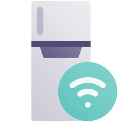 Smart refrigerator Fatima Flat icon