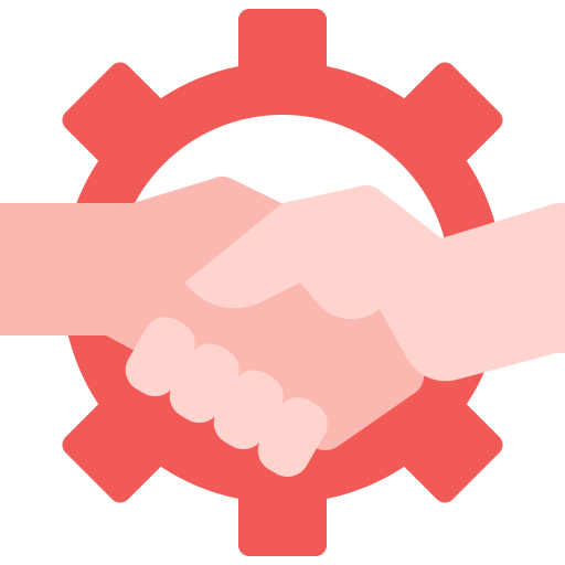 Handshake Linector Flat icon