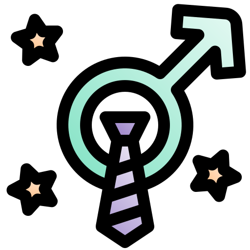 Male gender Fatima Lineal Color icon