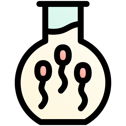 sperma Fatima Lineal Color icona