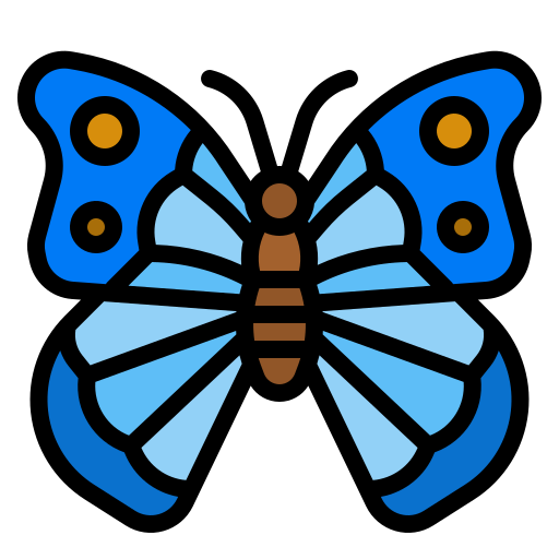 Butterfly photo3idea_studio Lineal Color icon