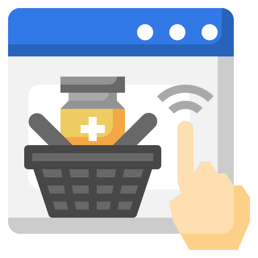 Online pharmacy Surang Flat icon
