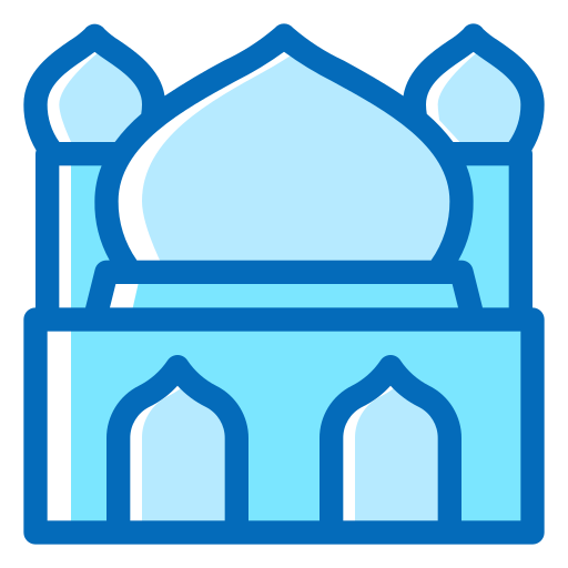 Mosque Generic Blue icon