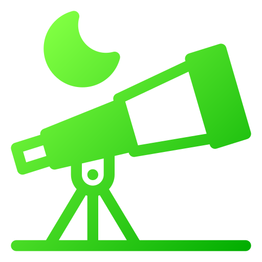 teleskop Generic Flat Gradient ikona