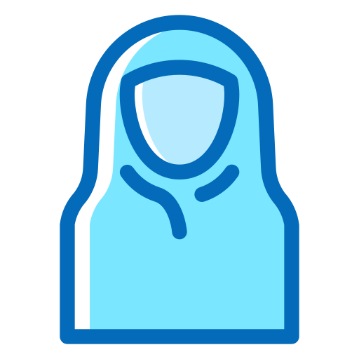 hijab Generic Blue icon