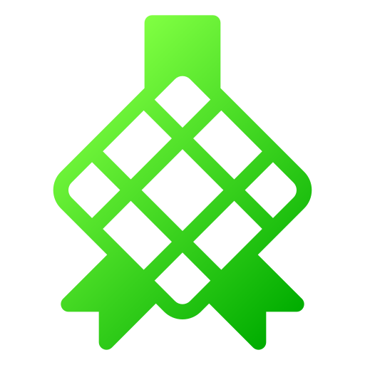 ketupat Generic Flat Gradient icon