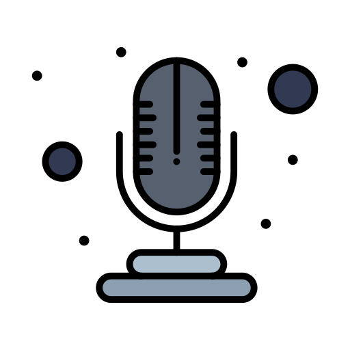micrófono Flatart Icons Lineal Color icono