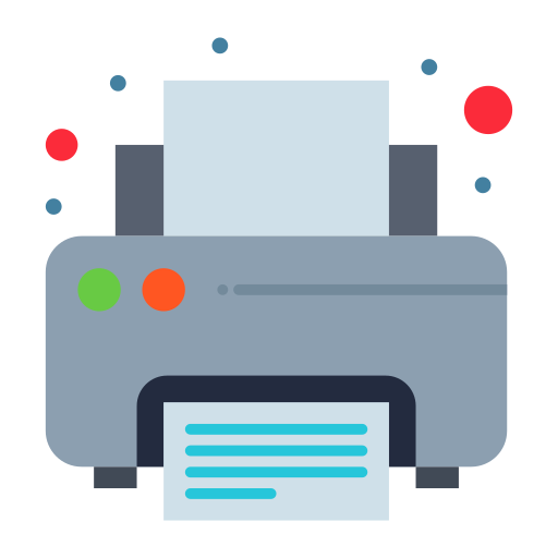 printer Flatart Icons Flat icoon