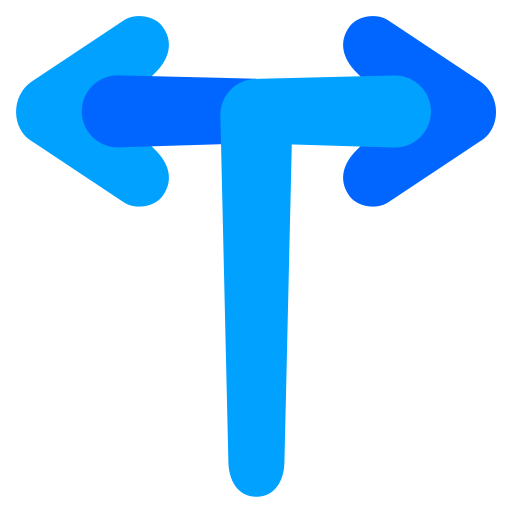 unión en t Generic Blue icono