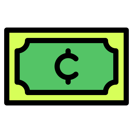 Cents Generic Outline Color icon