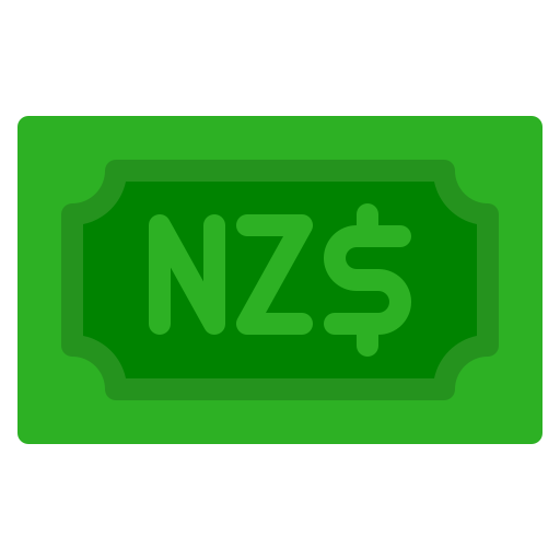 dollar néo-zélandais Generic Flat Icône