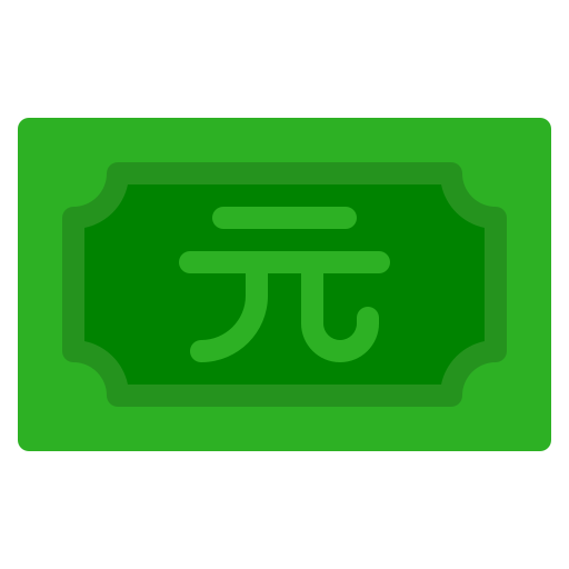 renminbi Generic Flat ikona