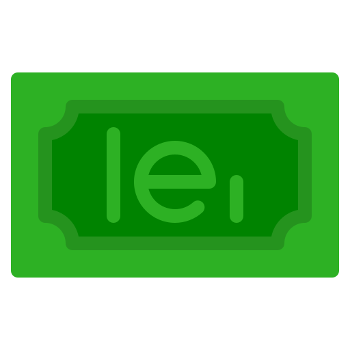 roemenië geld Generic Flat icoon